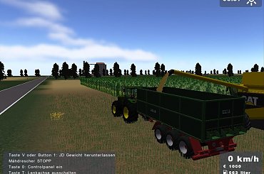 CAT Lexion 480 + John Deere 8530 z Kröger TKD 402 #CAT #Lexion #LandwirtschaftsSimulator2008 #JohnDeere8530