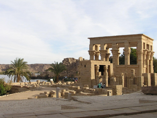 Asuan, kiosk Trajanana wyspie Philae. #Egipt #Nubia #zwiedzanie #egzotyczne #Asuan