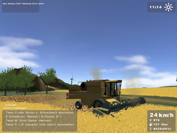 New Holland TX34 #LandwirtschaftsSimulator2008 #NewHolland #TX34