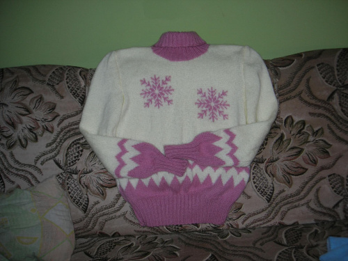 Zimowy sweter #szydelko