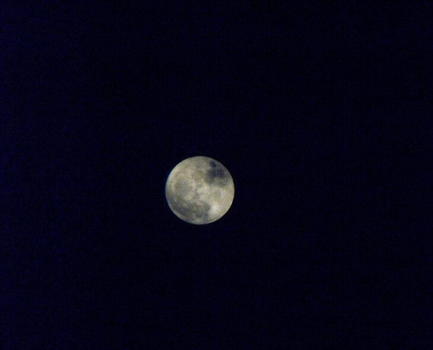 Pół godziny po perygeum. #księżyc #pełnia #perygeum #Radom #FujifilmS1000fd