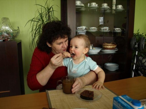 04.01.2009 - wizyta dziadków i cioci Kasi