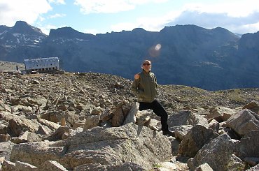 Rekonesans przed porannym wyjściem na szczyt. #wakacje #góry #Alpy #lodowiec #treking #Włochy