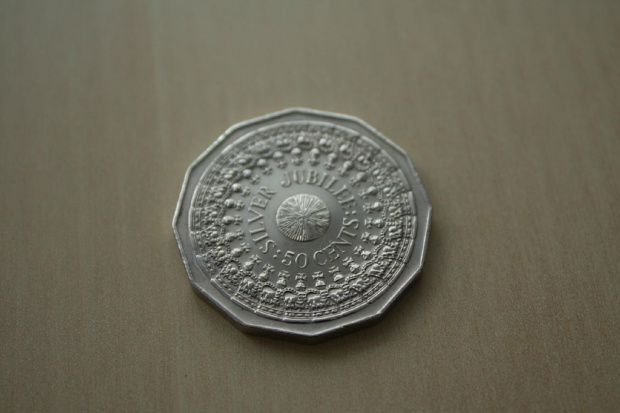 m z australia - srebrny jubileusz #australia #centy #moneta #monety