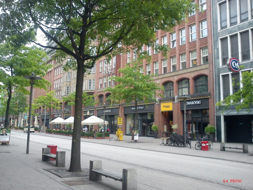 uliczka w Hamburgu