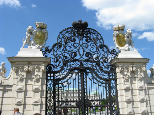Wiedeń - brama belwederu