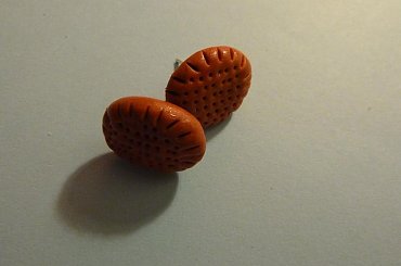 Herbatniki :) Sztyfty :] #bransoletki #charmsy #kolczyki #modelina #rękodzieła #sztyfty