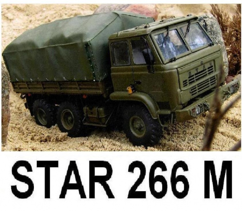 STAR 266 M model wykonany od podstaw w skali 1:35 wg materiałów i dokumentacjii MANN/STAR TRUCK w Starachowicach