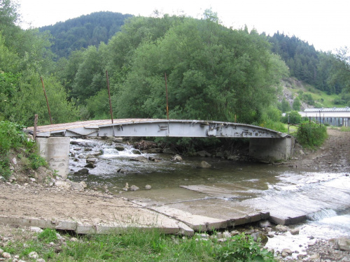 Most na Kwaczance i bród dla cięższego sprzętu. #GóryChoczańskie #DolinaProsiecka #DolinaKwaczańska