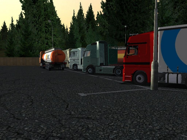 Trasy w firmie Wit Trans. Poniedziałek. #ets #euro #truck #simulator #mercedes #WitTrans